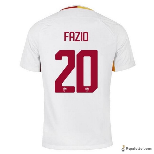 Camiseta As Roma Replica Segunda Ropa Fazio 2017/18